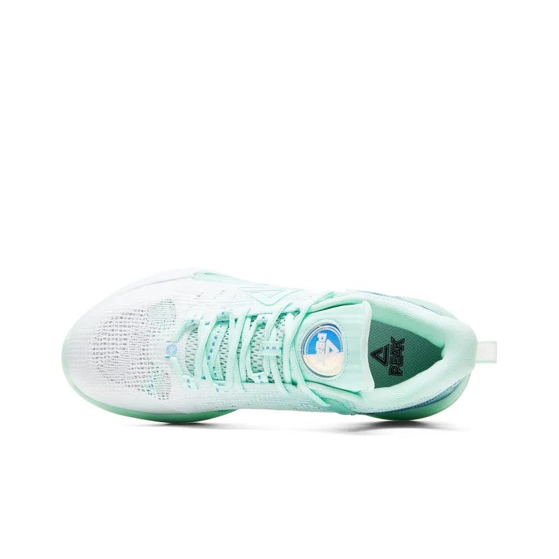PEAK Basketball Shoes Men Low Top Baymax/Bright Green-3