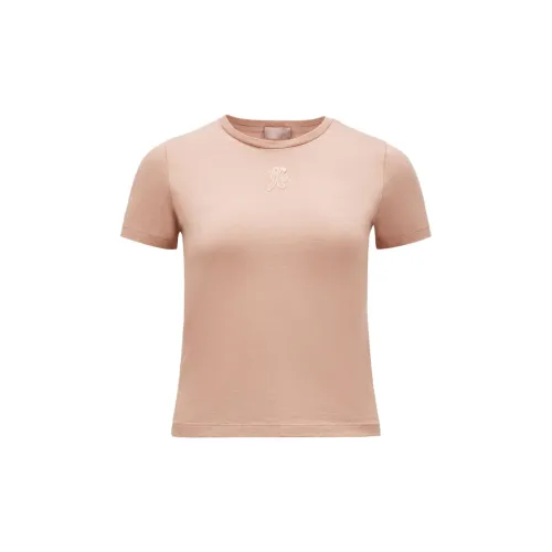 Moncler T-Shirts Women's Light Pink