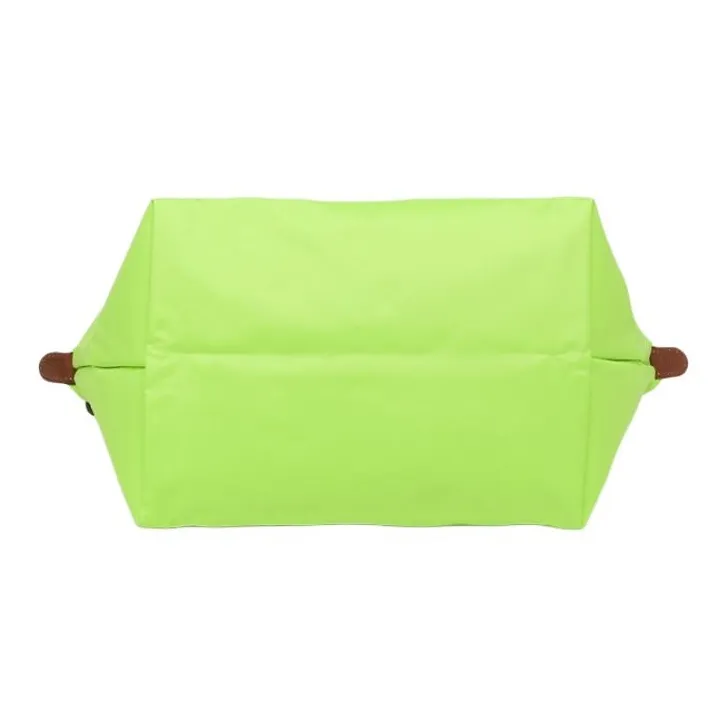LONGCHAMP Le Pliage Cow Leather Canvas Polyamide Canvas Bag Dumpling Bag Handbags Medium Size Women's Green-4