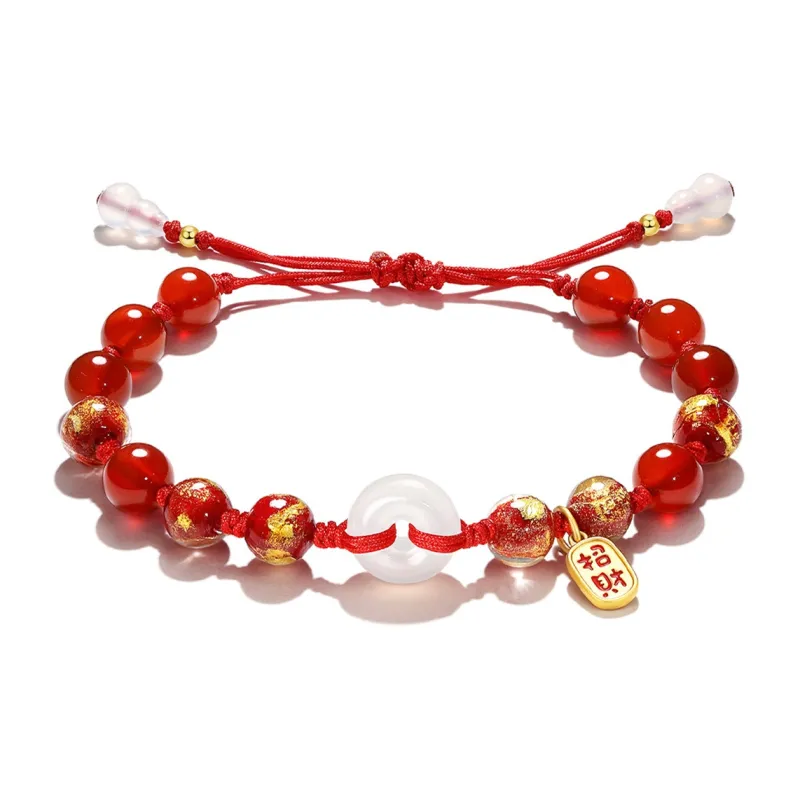 MIDNIGHT MOMENT Agate Jade Bracelets Unisex-0