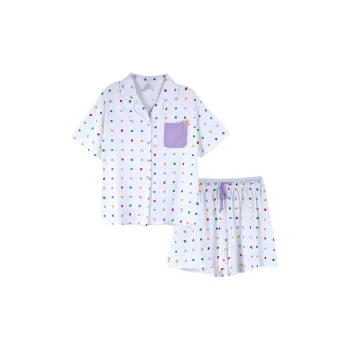 Fun Rabbit Pajama Set Women's Stellar White