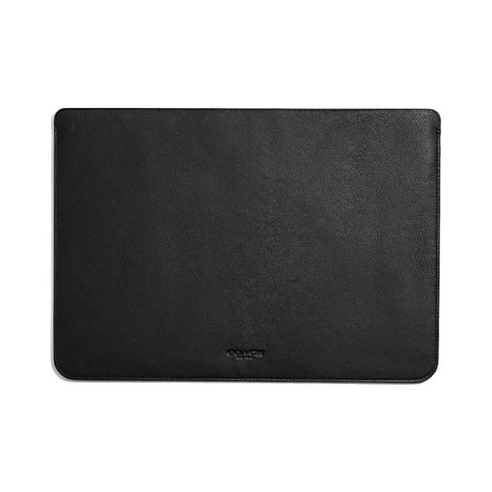 COACH Cow Leather Laptop Bag Tubas Men's Black-5