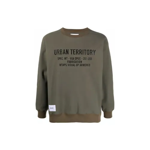 WTAPS Sweatshirts Unisex Gray Green