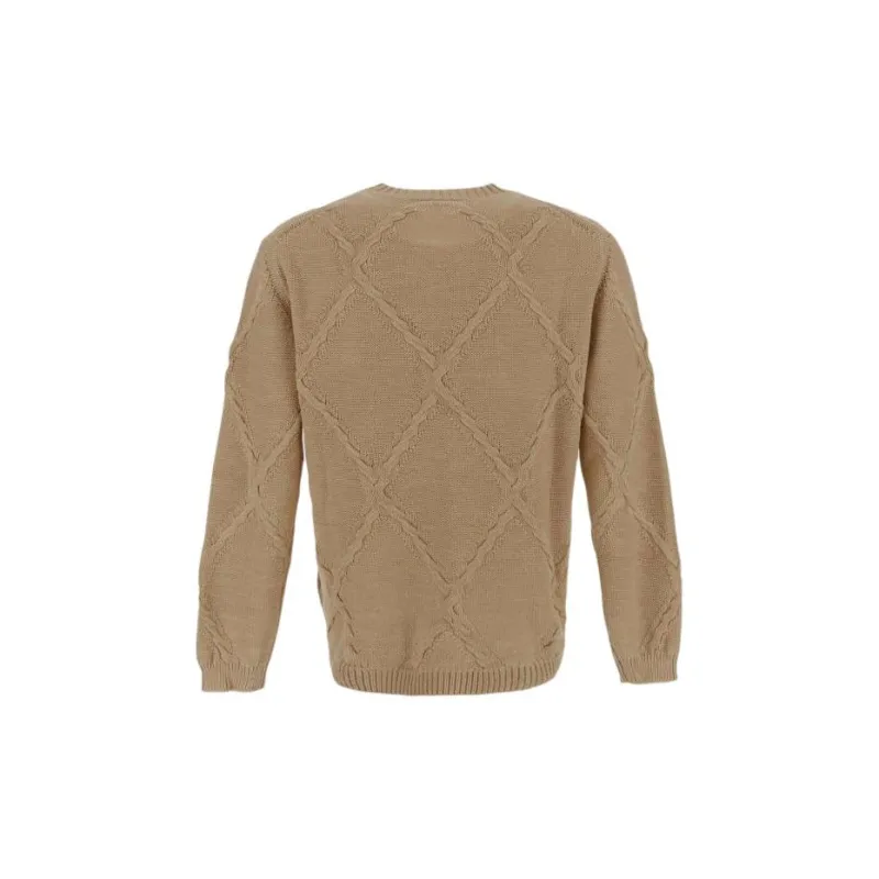 BALLANTYNE Textured Cotton Jumper-1