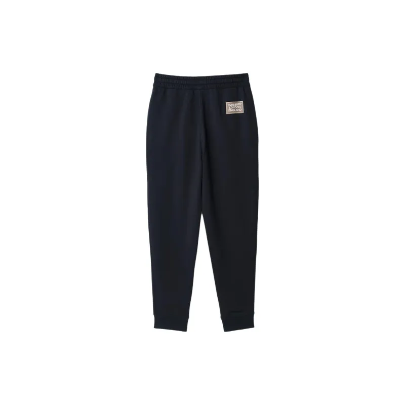 Burberry SS24 Knitted Sports Pants Women's Navy-1
