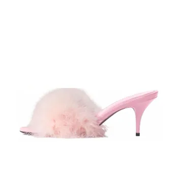 Balenciaga Boudoir 70mm Sandals 'Pink Feathers' Women's