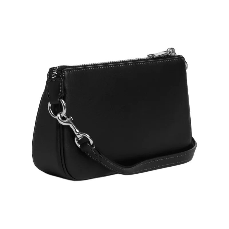 COACH Nolita Smooth Leather One Shoulder Handbags Small Size Women's Black-2