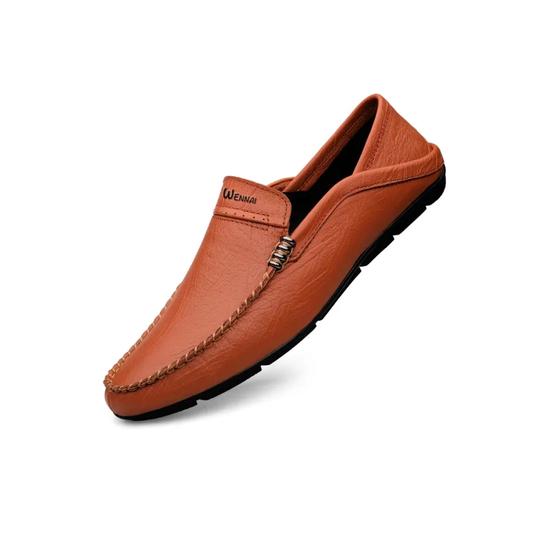 Wen Nai Beanie Shoes Men's Light Brown-2