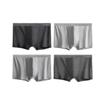 H-YXIANG Underpants Men's 4 Pack Mixed Color