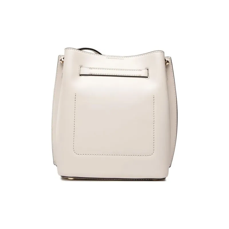 MICHAEL KORS Hamilton Legacy Cow Leather Bucket Bag Handbag Shoulder Bag Crossbody Bag Medium Size Women's Milk White-4