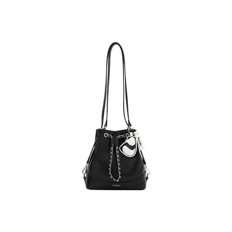 SEM/R Synthetic Leather Backpack On The Shoulder Regular Women's Ecru/Black-0