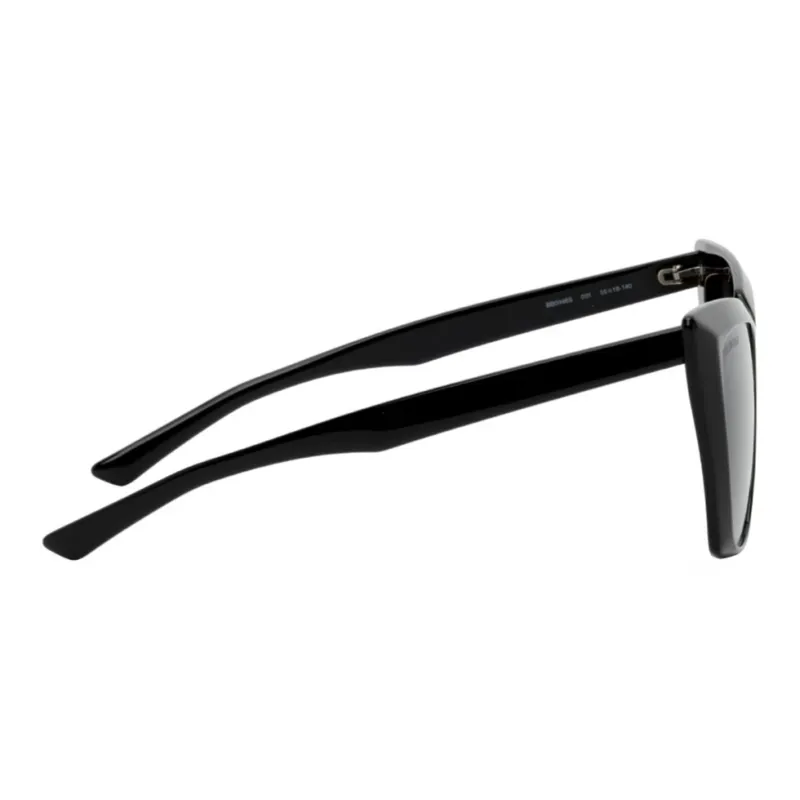 Balenciaga Acetate Irregular Shape Sunglasses Unisex Black-1