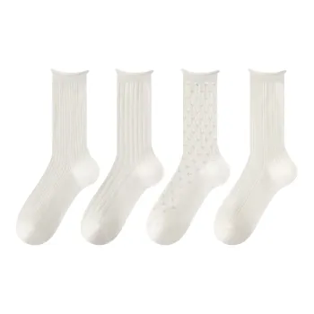 XXLLG Mid-Calf Socks Women's 4 Pack