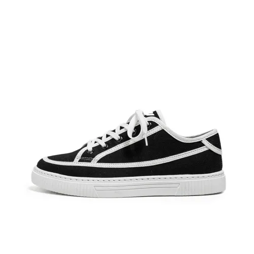 Yalu Anti Slip And Wear Resistant Height Increasing Low Top Skateboard Shoes Unisex