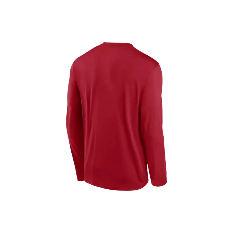 Nike Washington Nationals Authentic Collection Practice Men's Nike Dri FIT Mlb Long Sleeve T Shirt-1
