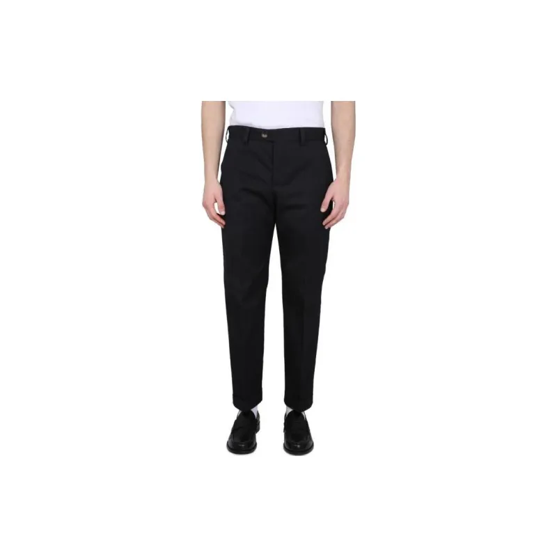 PT Pantaloni Torino Casual Pants Men's Black-1