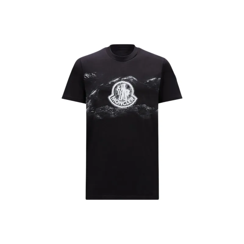 Moncler Logo print Cotton T shirt-1