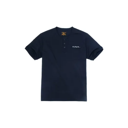 AKCLUB Vintage Collection T-Shirts Men Navy Blue