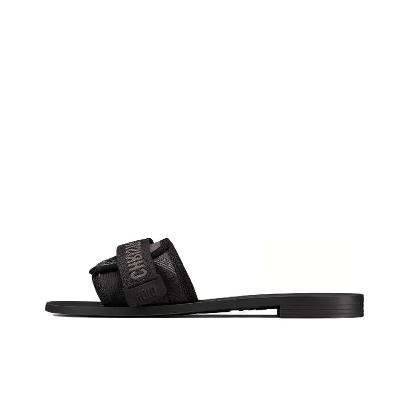 DIOR Diorevolution Stylish Sandal Women's Black-0