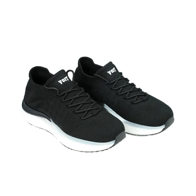 VOIT Walter Cushioning Coverage Rebound Abrasion Resistant Breathable Slip Resistant Low Top Casual Shoes Unisex Black-2