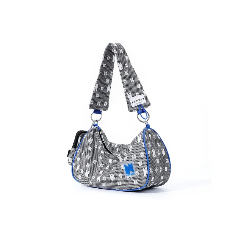 NOXXON Jacquard All Over Print Shoulder Bag Handbag Shoulder Bag Regular Women's Dark Gray-1