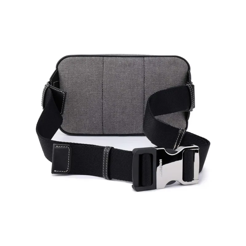 Burberry Cow Leather Sling Bag Fanny Pack Shoulder Bag Crossbody Bag Men's Gray-6