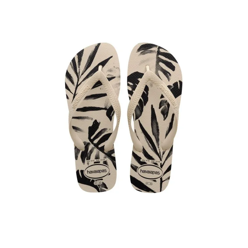 Havaianas Flip Flops Unisex Beige Black-3