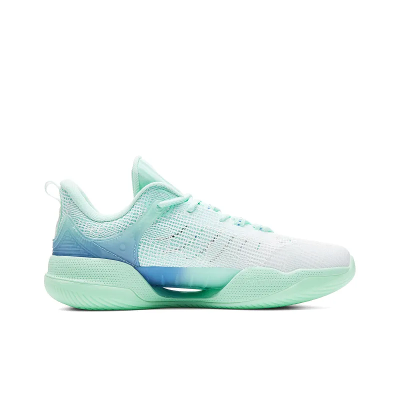 PEAK Basketball Shoes Men Low Top Baymax/Bright Green-1