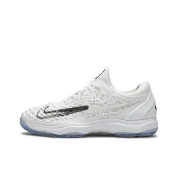Nike Zoom Cage 3 HC Anti Slip Wear Resistant Low Top Tennis Shoes Men's White