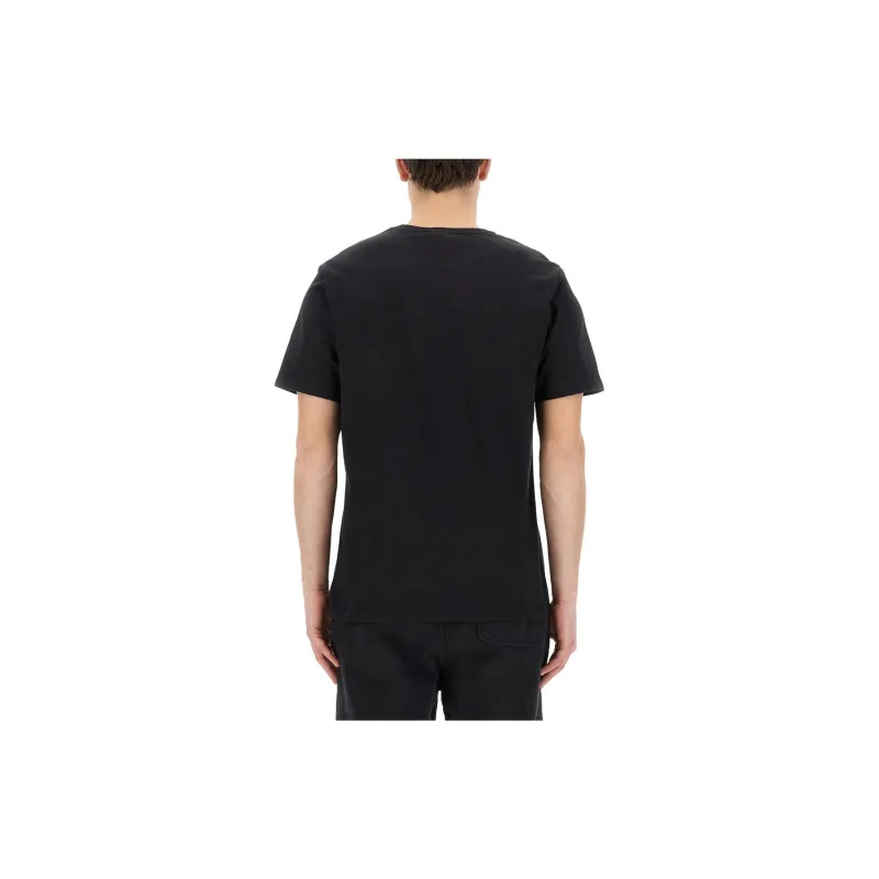Maison Kitsune Fox Head Patch Crewneck T Shirt-3