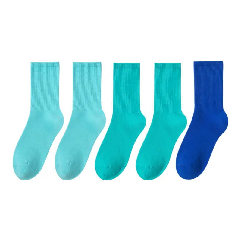 XXLLG Mid Calf Socks Women's 5 Pack-7