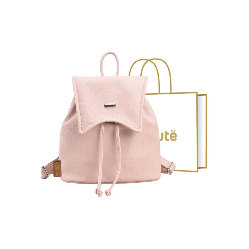 SUPERCUTE PU Backpack Regular Women's Ecru/Silver/Black/Pink-18