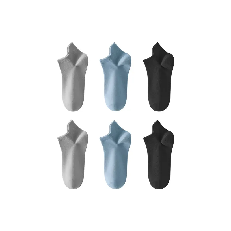 H YXIANG Ankle Socks Men's 6 Pack-7