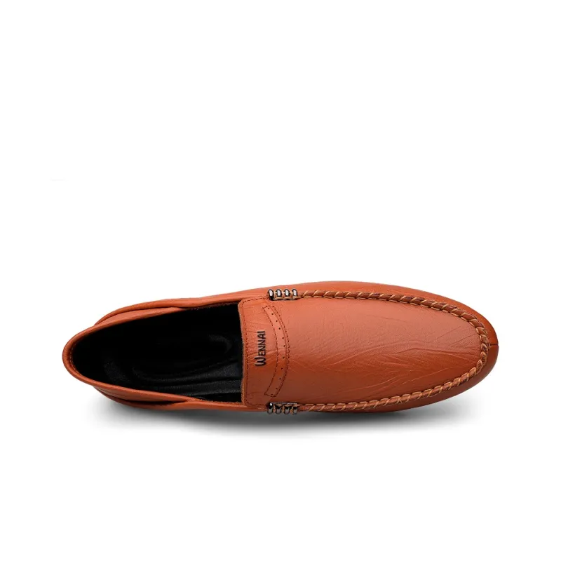 Wen Nai Beanie Shoes Men's Light Brown-4