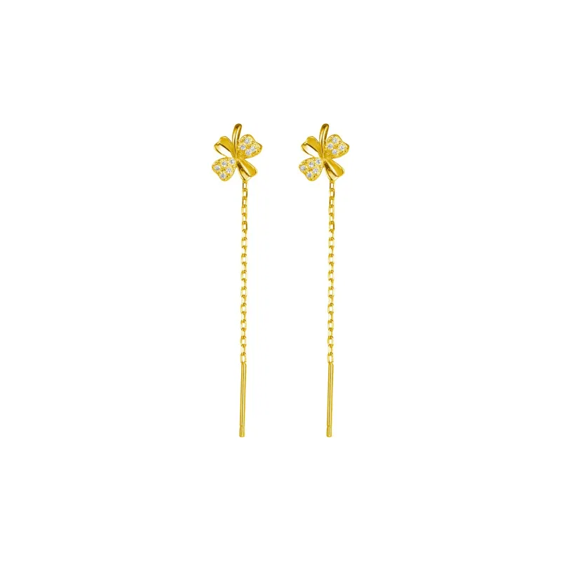 Beauty 925 Sterling Silver Drop Earrings Women's-3