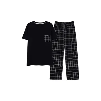 Follow The United States Pajama Set Men's Black