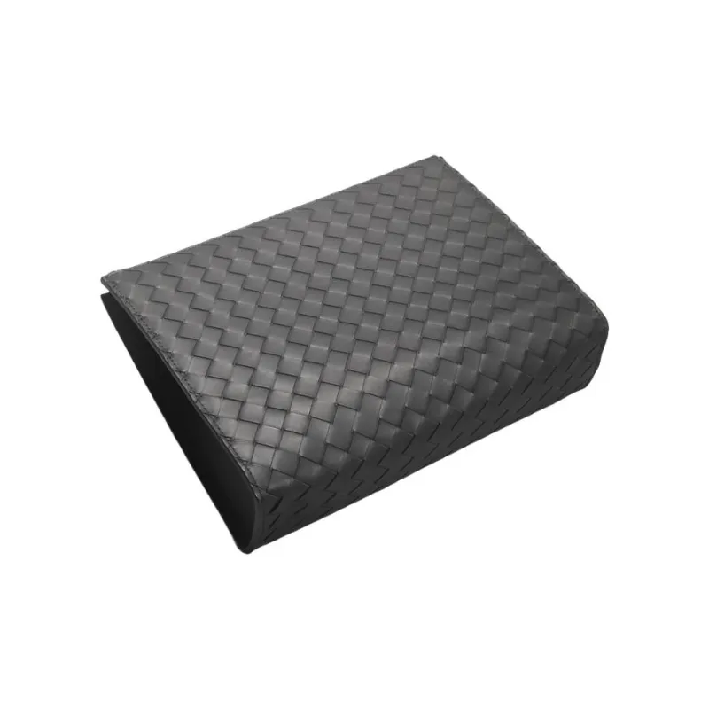 CMLZIUA Cow Leather Clutch Unisex Black-4