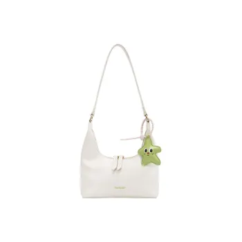 SEM/R Synthetic Leather Shoulder Bag Women's Dream Pink 60301 Smoke Gray Silver 20301 Ecru 10301