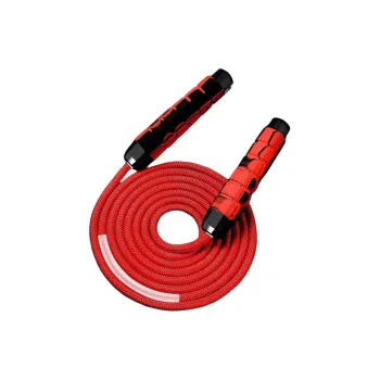 Brute Rabbit Aerobic Fat Reduction Non Countable Jump Ropes Fitness Crowd Cotton Rope, Foam Controller Cord Length 2.8m
