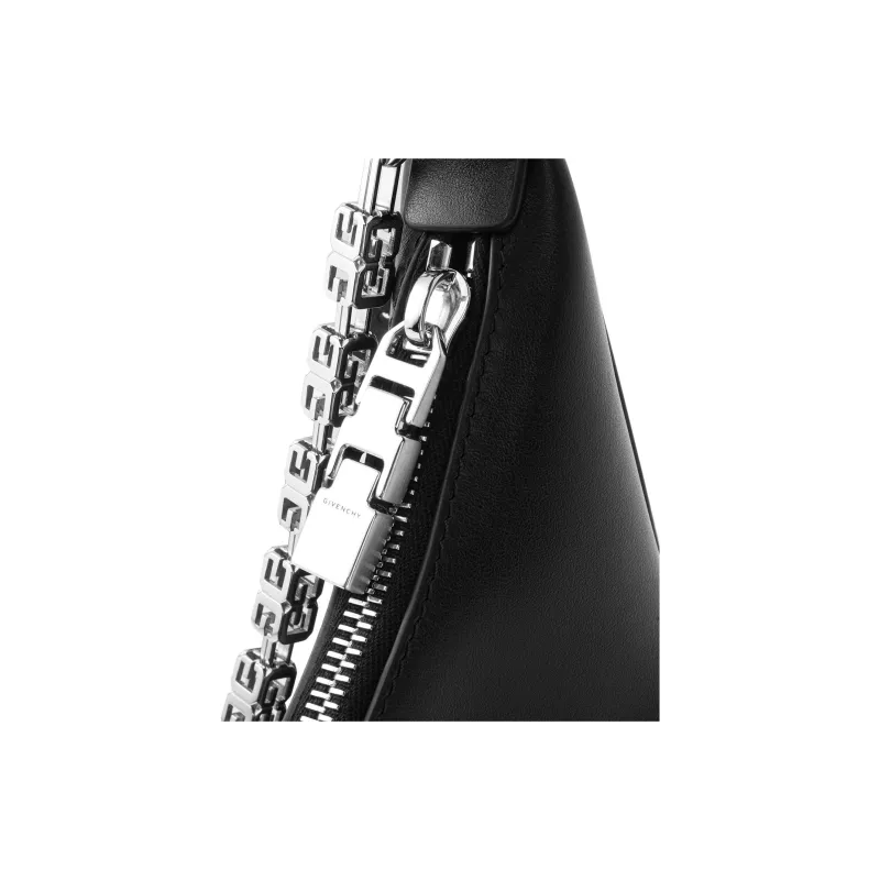 Givenchy Moon Cut Out Shoulder Bag Small Black-7