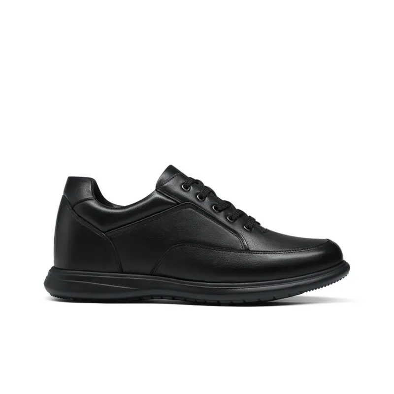 He Jinchang Casual Shoes Men Low Top Black-2