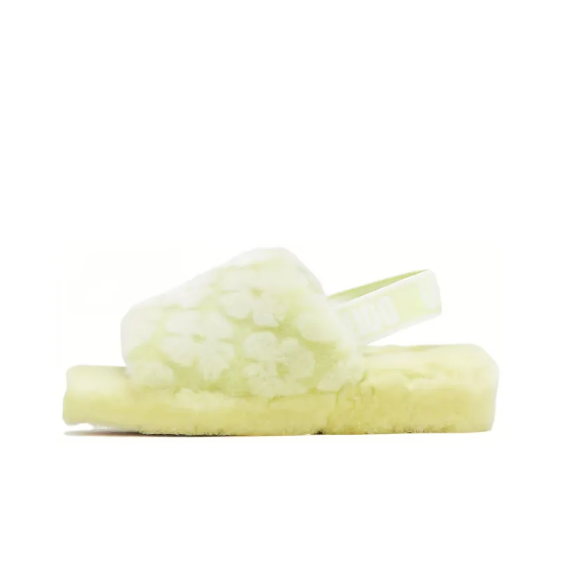 UGG Fluff Yeah Poppy Slide Pollen Poppy Women's-0