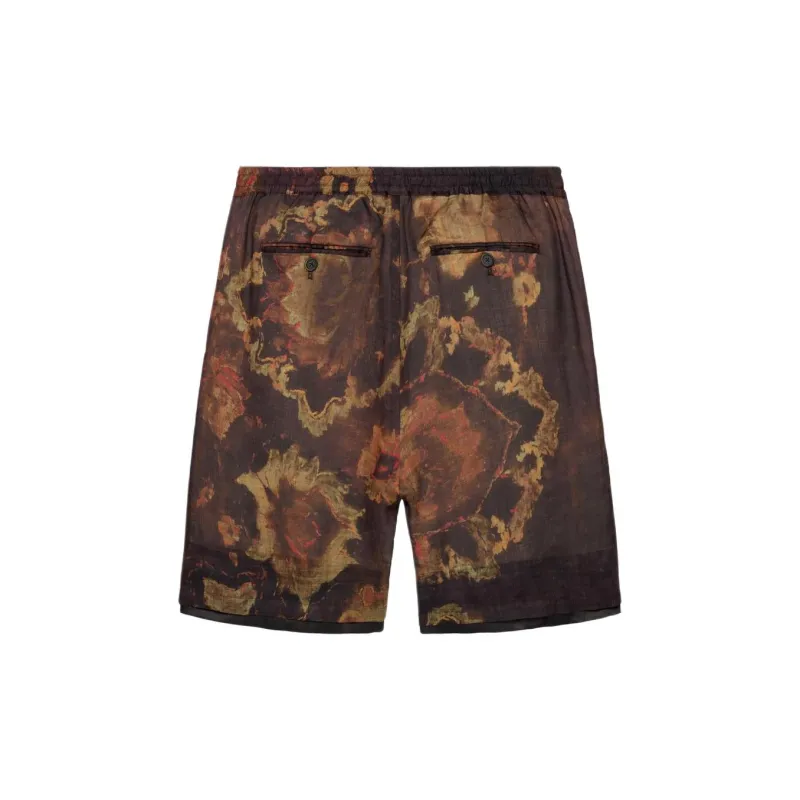 ZARA Casual Shorts Men Red-1