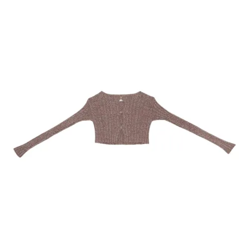 Baserange Knitwear Women's Grey Brown Melange