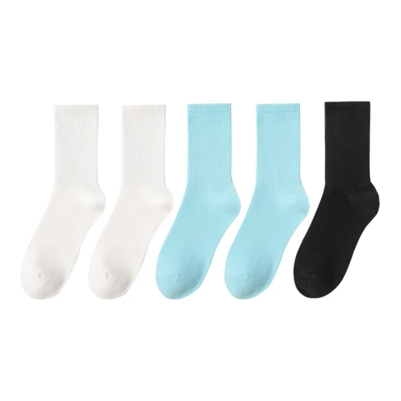 XXLLG Mid Calf Socks Women's 5 Pack-4