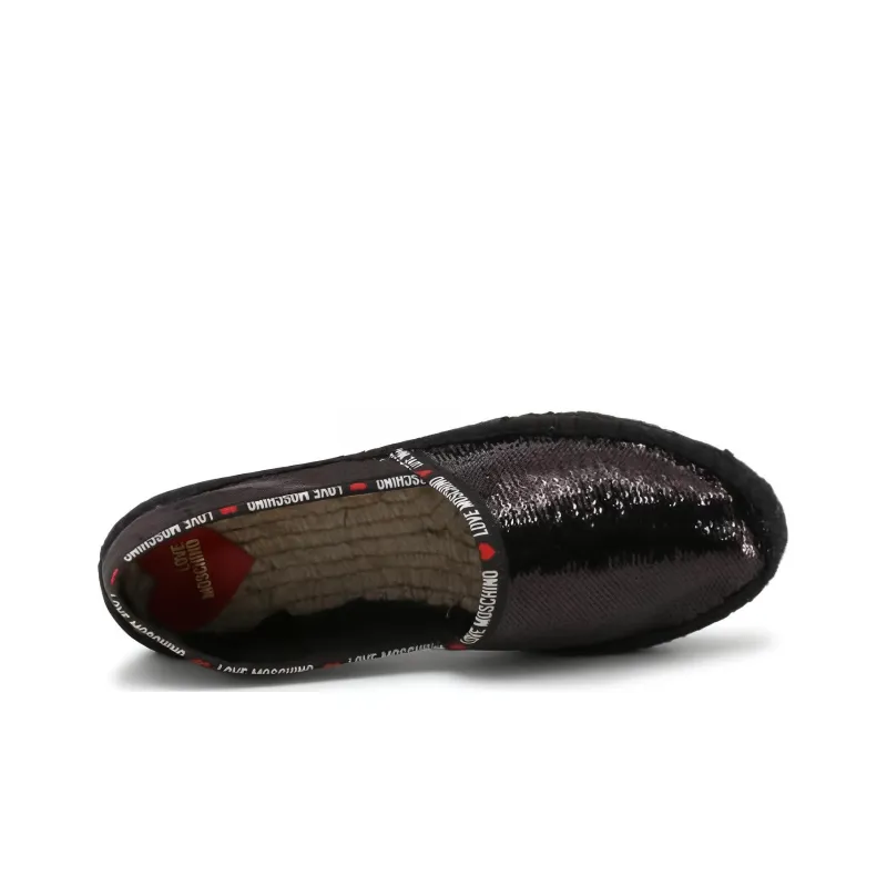 LOVE MOSCHINO Espadrilles Women's Black-2