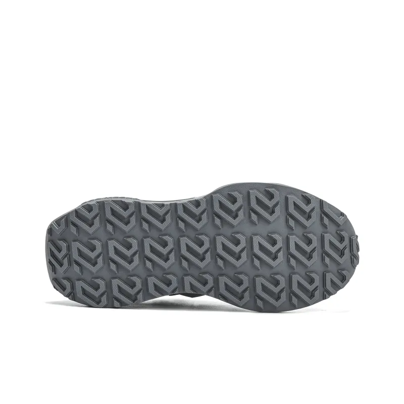OGR Anti Slip And Wear Resistant Height Increasing Low Top Running Shoes Unisex Silver Gray-4