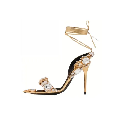 TOM FORD One Strap Y-3 10.5cm Women's Gold