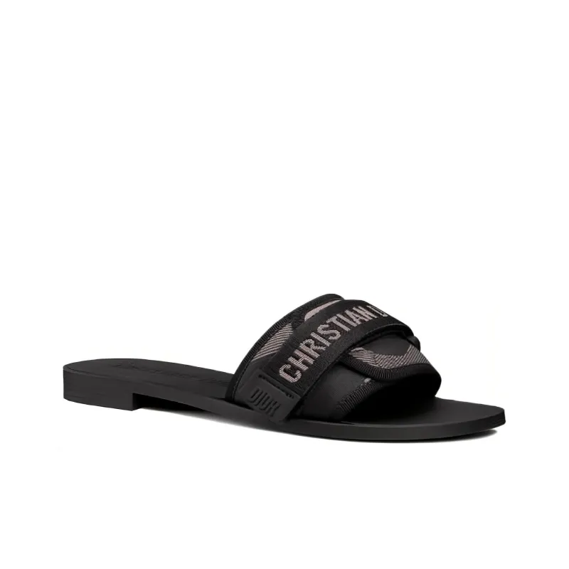 DIOR Diorevolution Stylish Sandal Women's Black-2