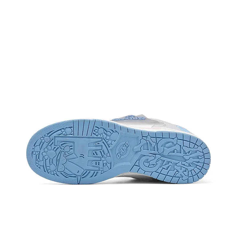 Q AND Low Top Skateboard Shoes Unisex Light Gray-5